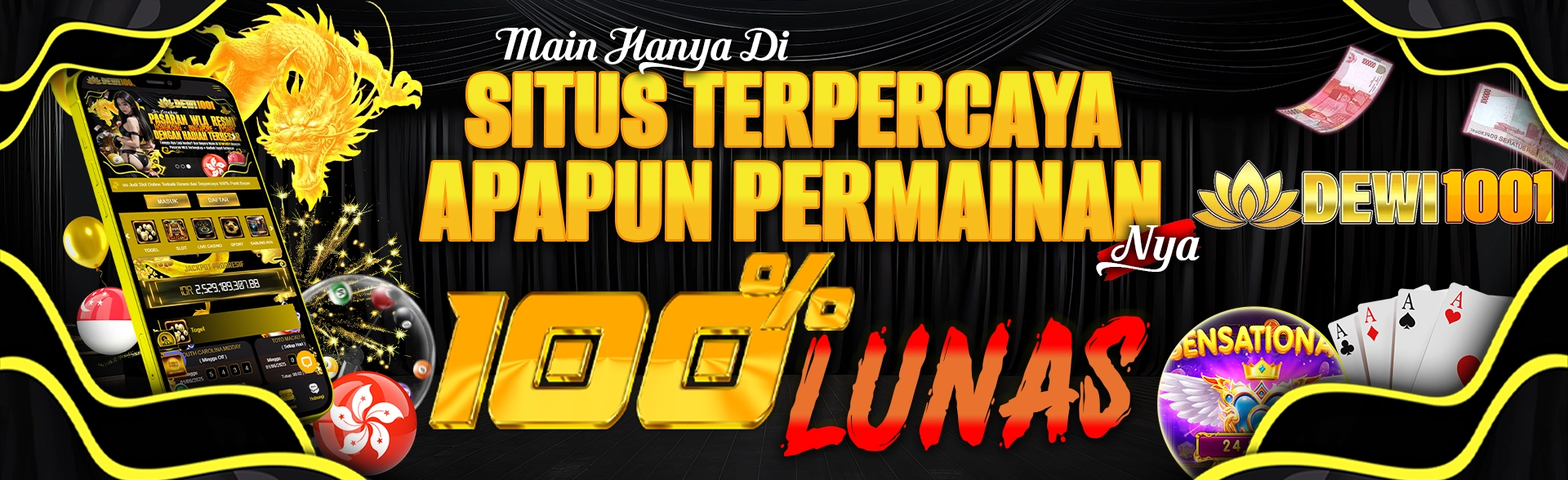 100% LUNAS